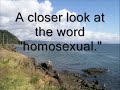 Gay topics: The Word Gay topics: The Word