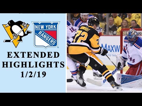 Video: Pittsburgh Penguins vs. New York Rangers | EXTENDED HIGHLIGHTS | 1/3/19 | NHL on NBC