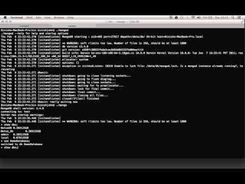 how to remove db in mongodb