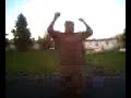 Qween Pini on the trampoline Manele-Gratis.net