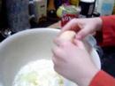 Evon Making Apple Pancakes