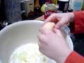 Evon Making Apple Pancakes
