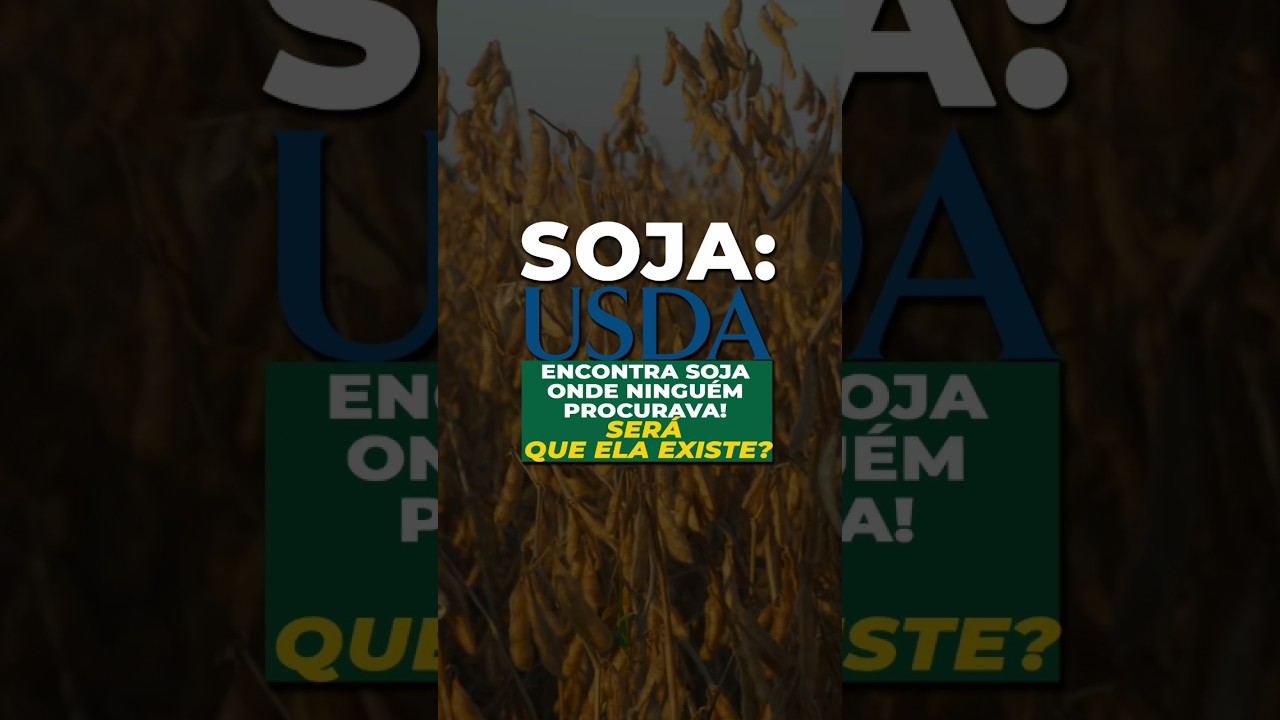 SOJA: USDA ENCONTRA SOJA ONDE NINGUÉM PROCURAVA! SERÁ QUE ELA EXISTE?