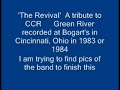 Green River  no video CCR cover