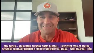 Savannah Bananas Returning to Clemson | Erik Bakich Talks Fan Fest & 2026 Tigers Outlook