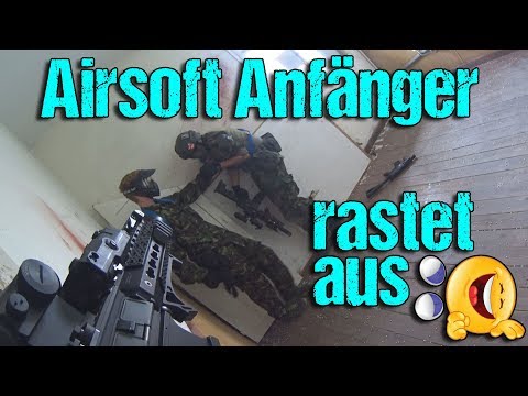 Airsoft Anfänger rastet aus xD | Highlander Airsoft un-Funny Moments CQB Gameplay Lauterbach