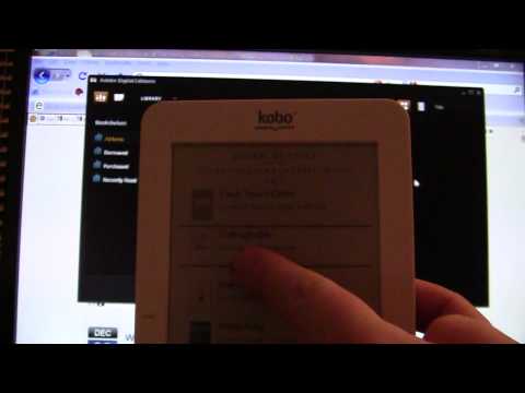 how to sync kobo ereader with computer