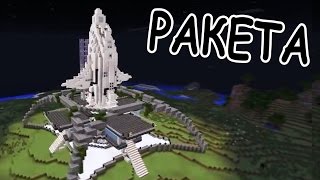 КОСМИЧЕСКИЙ ШАТТЛ в майнкрафт - Спавн для сервера - Timelapse