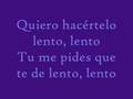 Wisin Y Yandel Lento Wit Lyrics