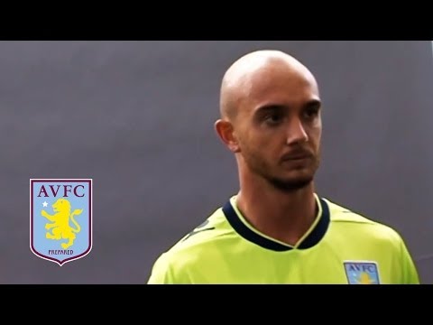 Aston Villa Kit 2012/13 - Away Kit Player Photoshoot