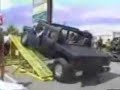 Guy rolls his Hummer Guy rolls his Hummer