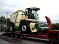 New krone coming off low loader