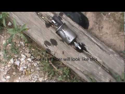 Changing a fuel filter for a Chevrolet Lumina or Pontiac Montana Mini van
