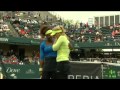 Serena Williams comforts crying and injured Sabine Lisicki