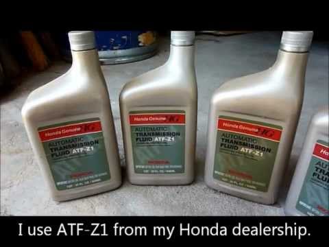 how to drain transmission fluid 2002 honda odyssey