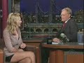 Kirsten Dunst showing legs on Late Show
