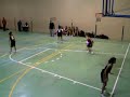 Jugada fondo del cadete femenino