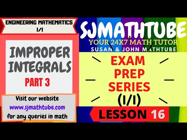 16 - Improper integrals (3)