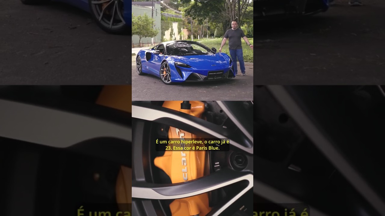 McLaren Artura - Paris Blue #shorts