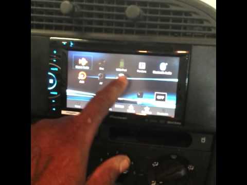 Saab 9-3 Custom double din install