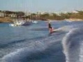 El Xiskito y s kolegas haciendo primeros pinitos haciendo wake en Portocolom.2006.