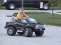 kids funny wreck drifting crazy powerwheels 24 volt