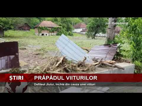 Viiturile au făcut prăpăd, în câteva județe din țară