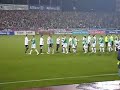 Górnik Zabrze - GKS Belchatów wejscie pilkarzy Górnik Zabrze - GKS Belchatów wejscie pilkarzy