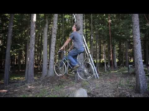 Bicycle Powered Tree House Elevator Video