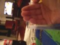 Rolling a big joint.