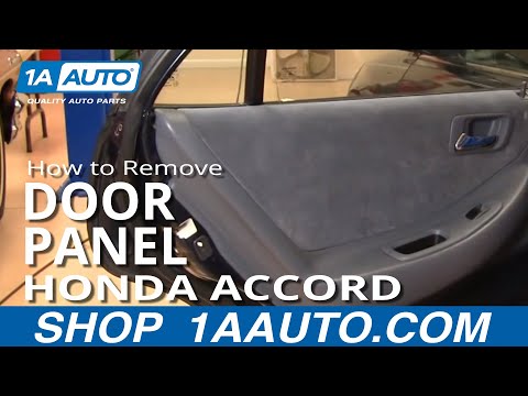 How To Remove Install Rear Door Panel Honda Accord 98-02 1AAuto.com