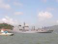 JMSDF tanker Masyu departed 海上自衛隊　補給艦　ましゅう 出港