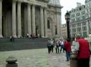 it was a bright morning when i went to sung eucharist at st paul's cathedral. the boys of the choir were sick and so absent. the rest of the choir were superb anyway. i am not sure if the 'preacher' scipt a chunk of the sermon or i fell asleep. listening with one's eyes closed is never a good idea either at concerts or services.