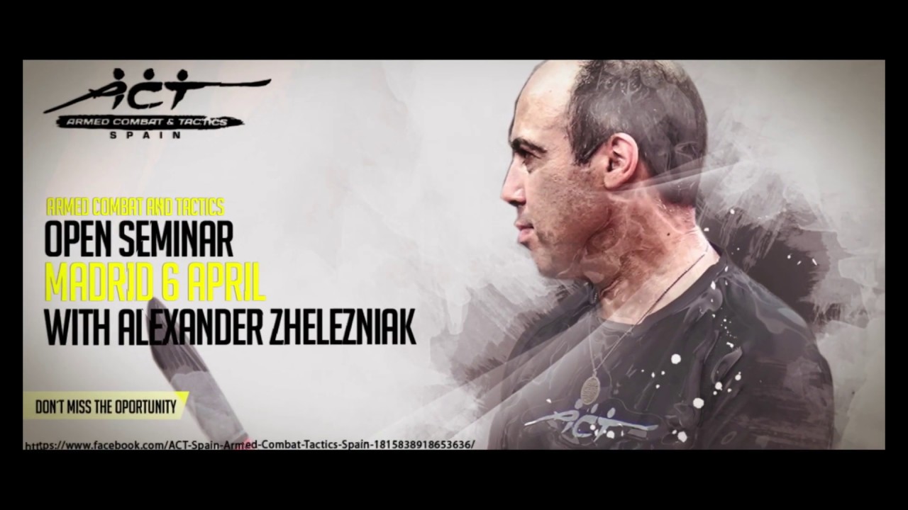 Spain 2018 seminar. Knife fighting. Machete. Knife defense.