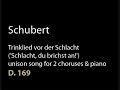 Schubert D 169 Trinklied vor der Schlacht .wmv