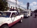 chirajito. sus restos saliendo de la funerario