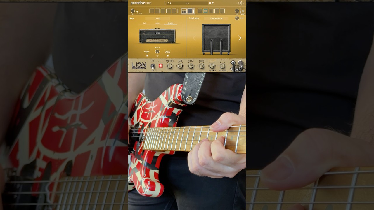 Shaping the Ultimate Van Halen tone – Uaudio Paradise Guitar Studio