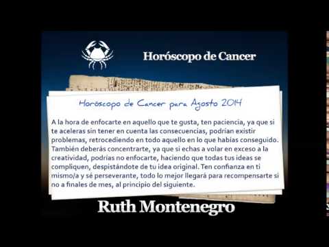 Video Horóscopo Cáncer para Agosto 2014