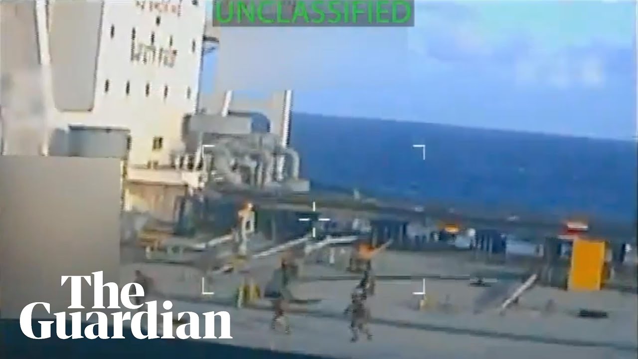 Footage shows US forces taking control of oil tanker off Venezuelan coast