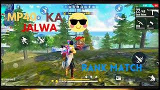 BEST GAMEPLAY IN RANK SQUAD MODE WITH POKER MP40 IN GARENA FREE FIRE