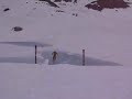 Ski across pond
