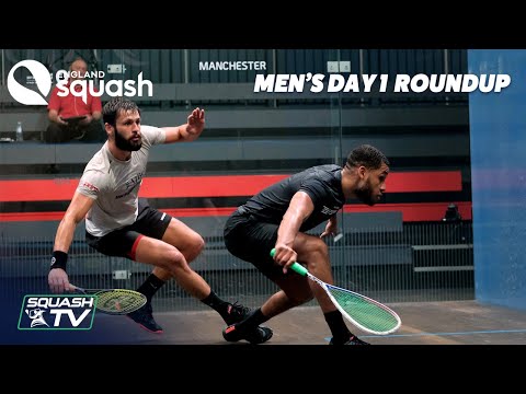 Squash: AJ Bell England Squash Super 8 2021 - Mens Roundup - Day 1