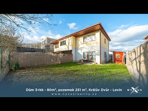 Video Prodej domu 3+kk - 80m², pozemek 251 m², Králův Dvůr - Levín