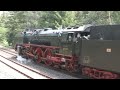 Dampfloks 52-8079 und 01-118 am 30.5.2009 an der Schiefen Ebene