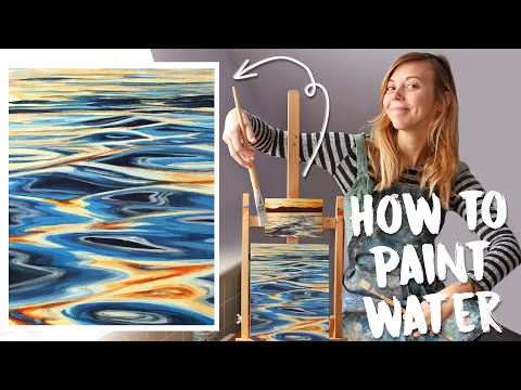 Beginner Acrylic Painting Tutorial: Realistic Rainbow Water