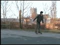 Nollie on the tremp\