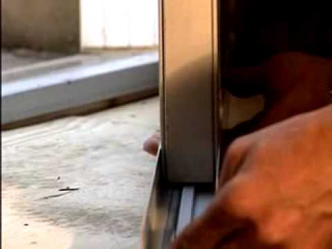 how to install l-shaped door bottom