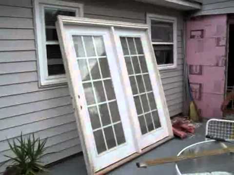 how to fit french patio doors