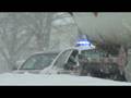 videos de RCMP rear ended in snow storm , Moncton