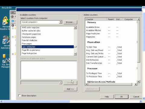 how to measure ms sql performance